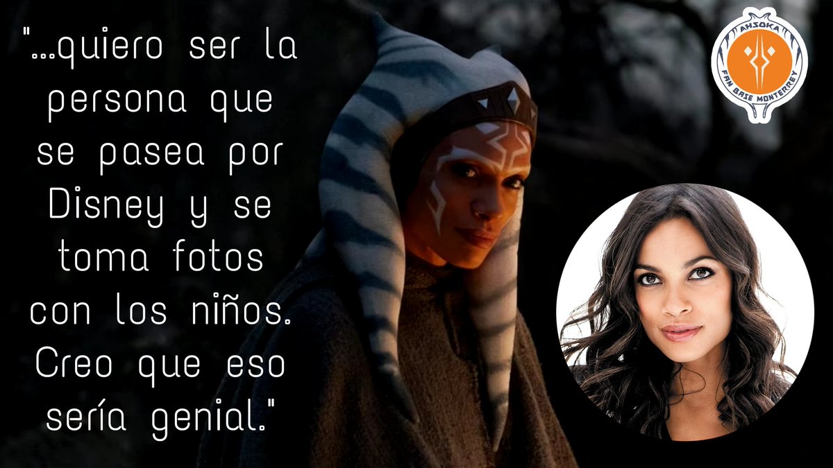 ahsokamty's tweet photo. @rosariodawson hablo con #collider y expresรณ sus deseos de vestirse de #Ahsoka y caminar en #baatu #galaxysedge #starwars https://t.co/c0vd1QO4uK