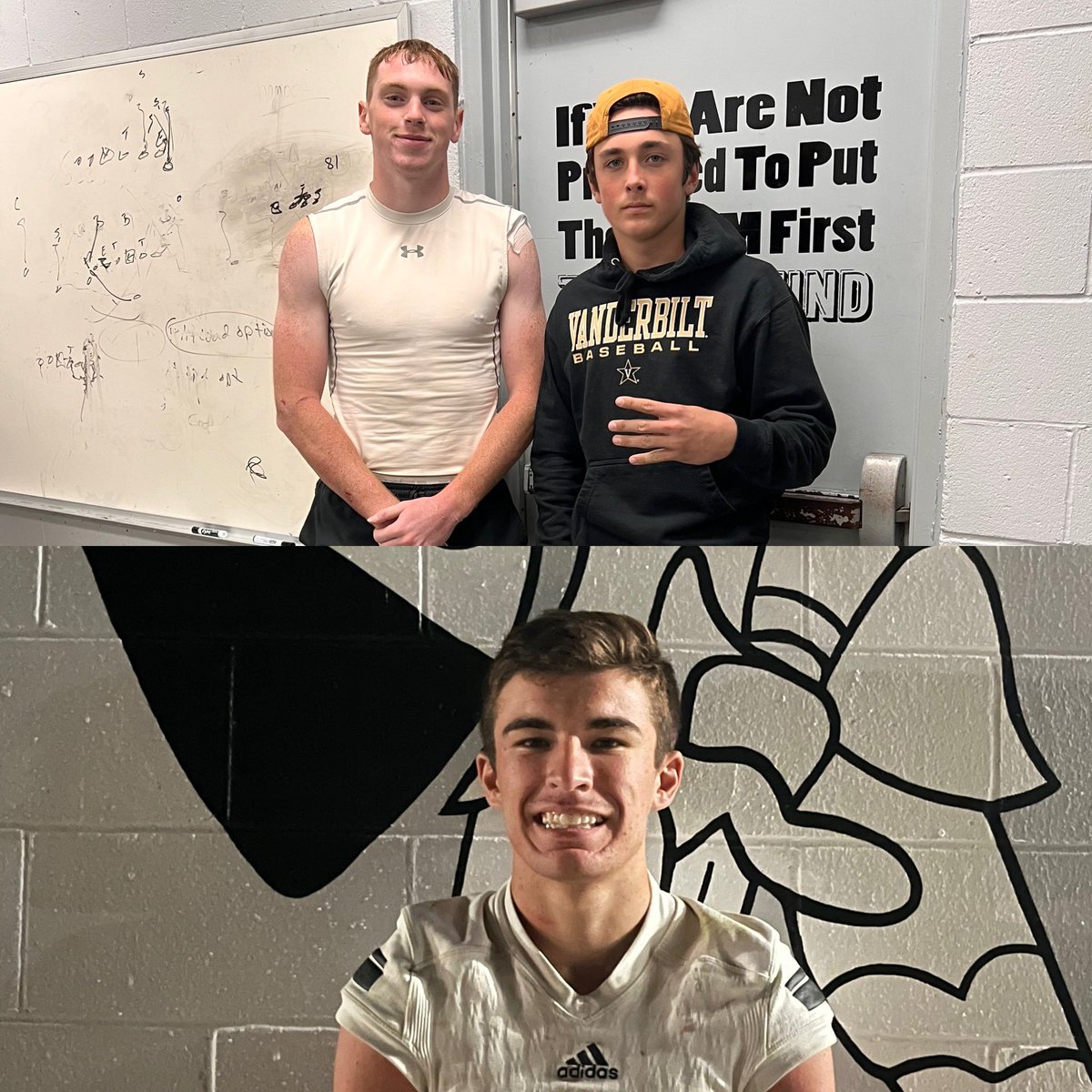 sportsinkansas's tweet photo. Frontenac (3A, 3-2) with huge 35-8 victory over rival Columbus tonight. QB Kal Terlip with breakout game (4 TD passes), 3 of those going to all-state RB/DB Mario Menghini. Vinny Pile also added two INTs on D and a 35 yard FG (3/3 on year). #sportsinkansas https://t.co/IpntZr2MAu