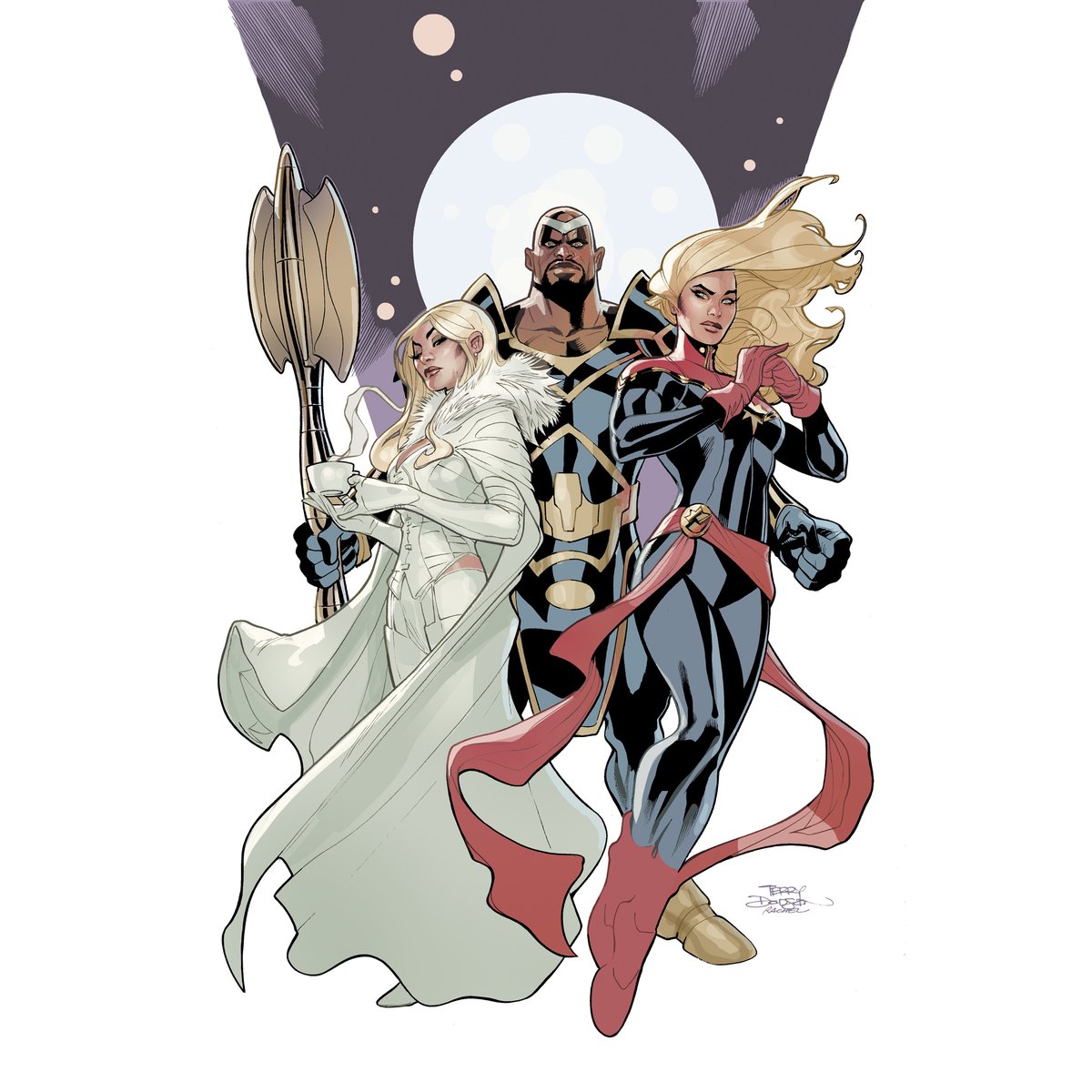 Terry Dodson NYCC K11 on Twitter "AXE Judgement Day 5 Variant Cover