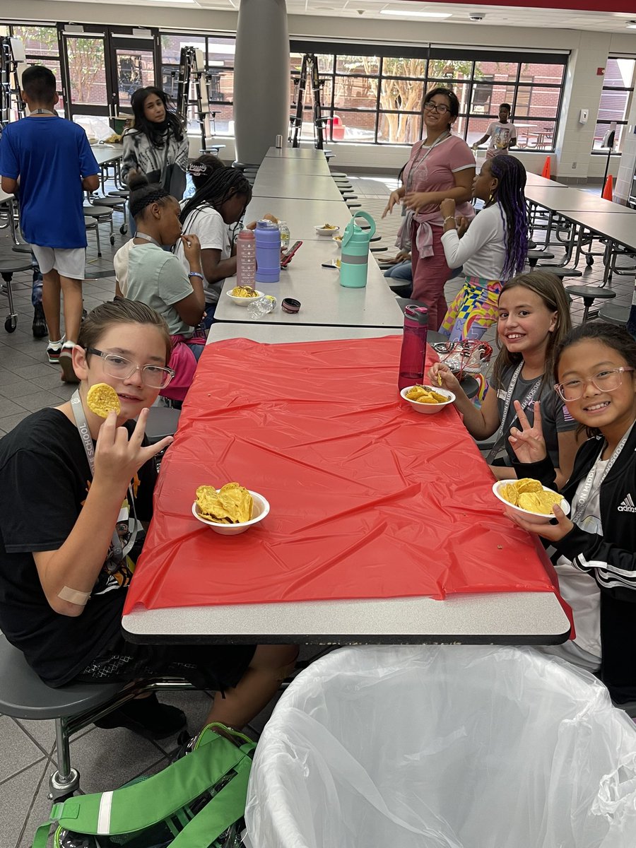 GoodsonChoir's tweet photo. The 6th Grade Nacho Party was so much fun! Games, dancing, and lots of CHEESE! @goodsongms @CFISDFarney @BlackBearkats @cywoodschoir https://t.co/G1sn0kZYzN