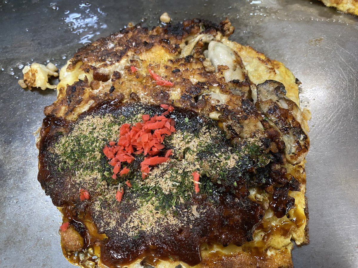 HIRO32CC's tweet photo. 日生のカキオコを食べに行きました。
食べ終わったら、昼前の列車に乗れたのでそれで帰宅です。
#timebike
#カキオコ https://t.co/UZ6edRi9J3
