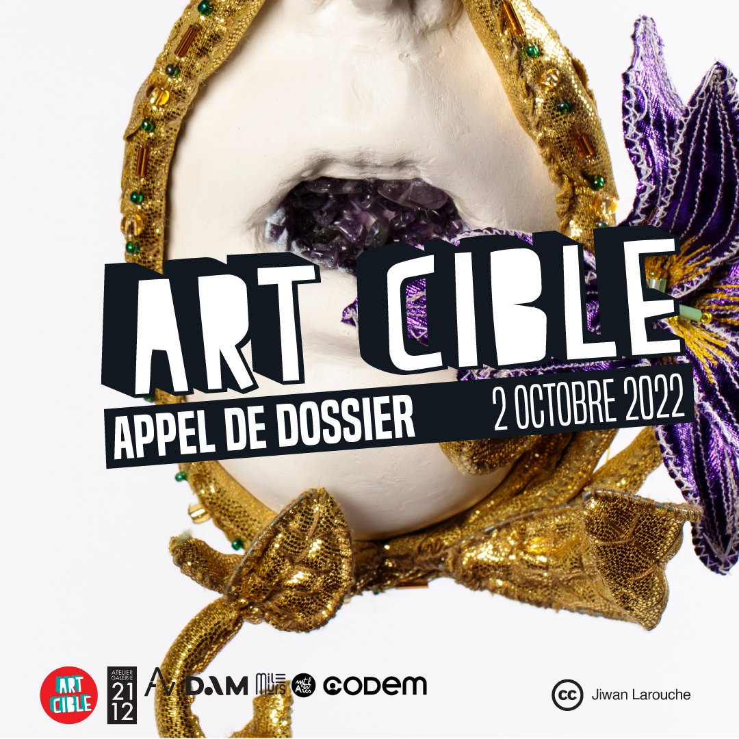 Rappel Appel de dossier pour l'expo du 20 octobre 2022 &amp; saison 2022-23 de Art Cible 🥂🎵 - mailchi.mp/9030821dbf7e/2…