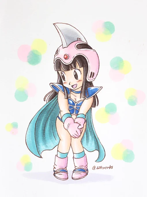 「やんだー!わがってるくせに」#ドラゴンボール #孫悟空 #悟空 #少年悟空 #孫悟空イラスト #悟空とチチ #ドラゴンボールイラスト #鳥山明 #鳥山明リスペクト #コピック #コピックイラスト #copic #illustration #songoku #kidgoku #dragonball #dragonballfanart  #a24works  #a24wks 