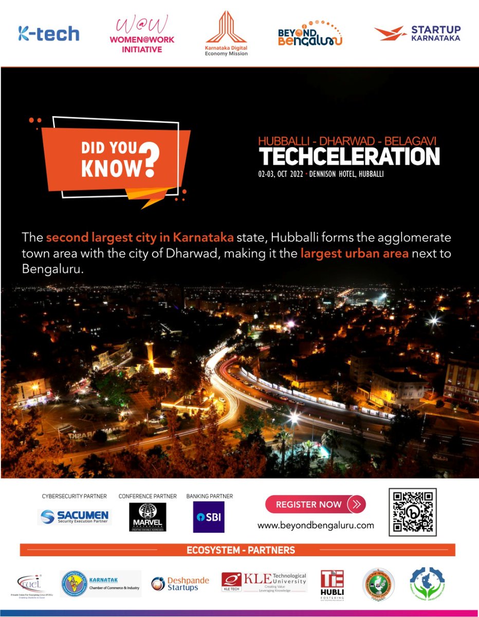 Namma_HD's tweet photo. #DidYouKnow 

Titbits #Facts about Namma #Hubballi-#Dharwad

*VidyaKashi
*Chhota Mumbai
*Commercial &amp; Corporate Hub of North Ka
*2nd Largest City of Ka
*3rd Largest Industrial n Commercial Hub of Ka after Bengaluru &amp; Mangaluru
*Highest No.SSIs in NK

Courtesy:KDEM

@drashwathcn https://t.co/IoOBQPFwc7
