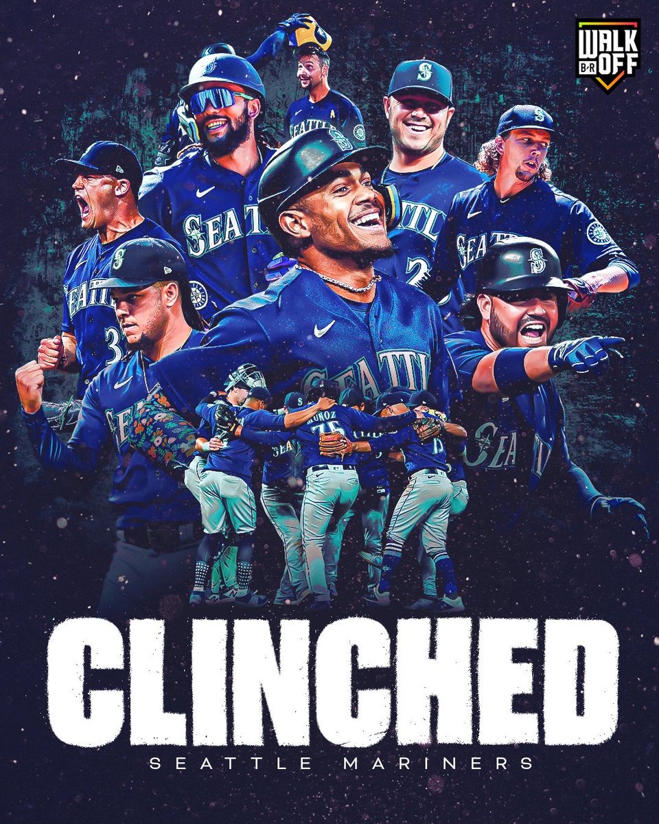 THE SEATTLE MARINERS ARE HEADED TO THE POSTSEASON FOR THE FIRST TIME SINCE 2001 🚨