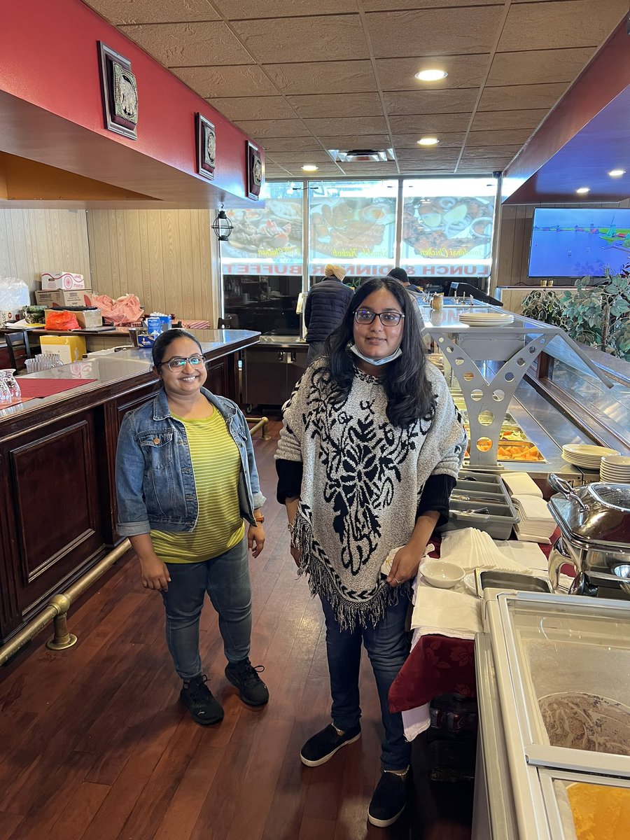 electrifiedshel's tweet photo. The @OT_STEER having a great time today at Mumbay Grill, in Ajax, to celebrate group successes on a global scale as well as the start of the Fall semester. They certainly look #energized and #electrified all at once. #labcollab #studentsuccess #Awards https://t.co/lkw4iVIn8o