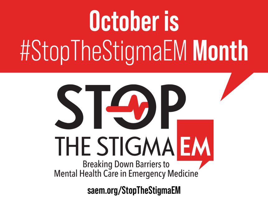 It’s officially past midnight EST. That means it is officially October first. Let’s grab pumpkin spice lattes and discuss what we can do to help physicians seek mental health support. #StopTheStigmaEM