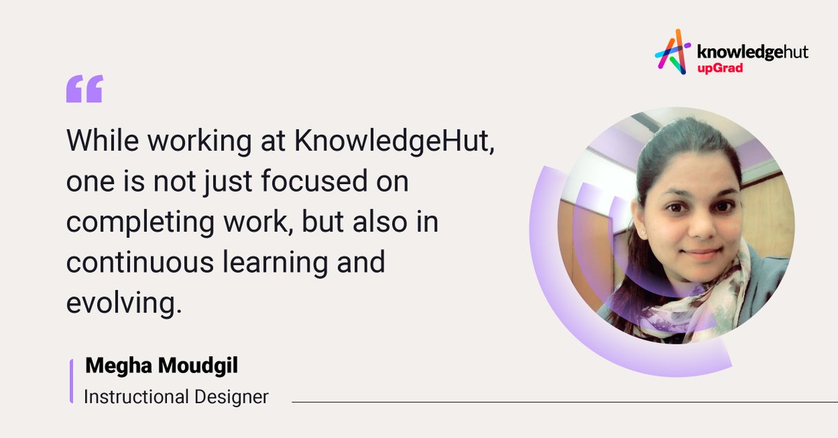 KnowledgeHut's tweet photo. Glad that you see our vision for our employees, Megha! May you go places in your career. 🌟🚀
#knowledgehut #meetourteam #employeespotlight #meetourpeople #workculture https://t.co/G4hhVL9ZkM