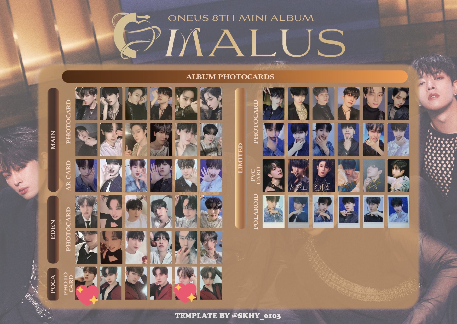 公式品 ONEUS ファヌン MALUS サノク トレカ 公開収録 ONEUS MALUS サノク 事前収録 公開放送 ファヌン トレカ