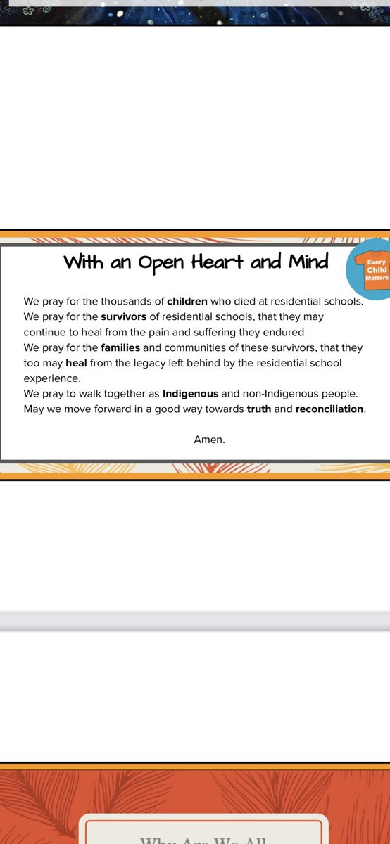 Today we gathered as a school community <a href="/StGregory01/">St.Gregory</a> to pray and remember the children of residential schools and uphold survivors. #OrangeShirtDay #TruthAndReconciliation
