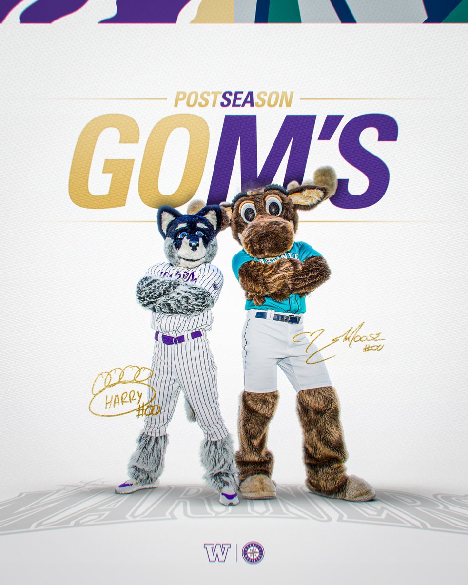 UWAthletics's tweet photo. ❕PostSEAson❕

Congrats to the @Mariners for clinching their spot in the Playoffs! https://t.co/MhKIZY3cxC