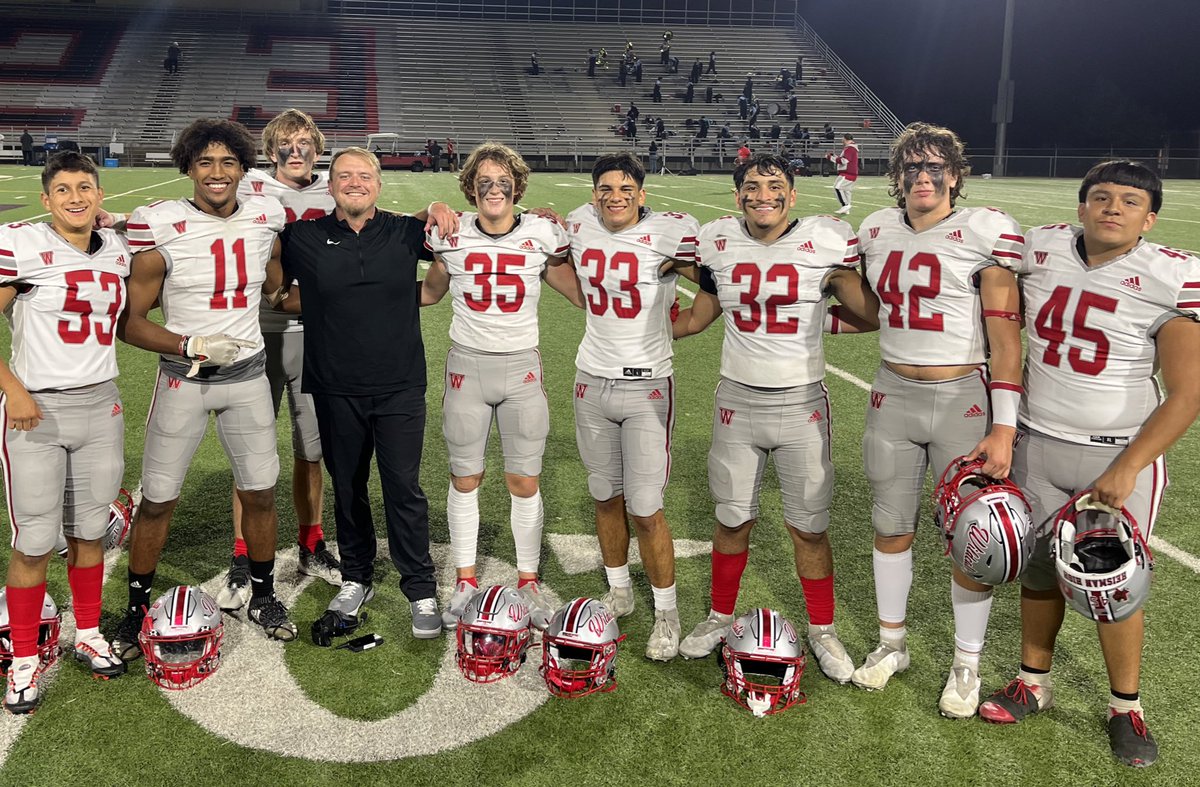 Missing a couple from this pic, but I love our LB Crew. 
Have a bunch of Dudes that run to the ball &amp; mean business when they get there.
Proud I get to coach them!
#LBDogs #CodeRed #HeismanHigh #NuffSaid