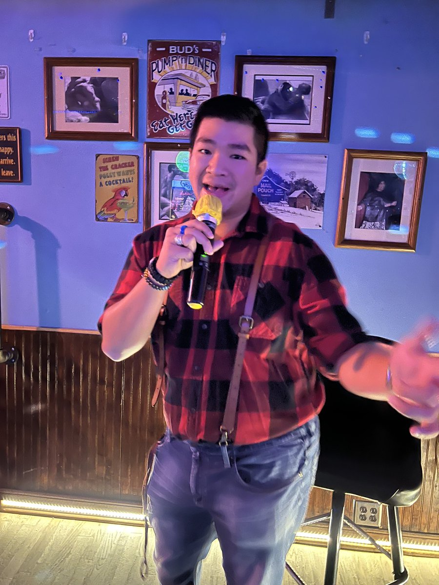 Such a fun night at Bear Karaoke takeover at #BuddysCorral Thank you to all who attended. #dsmbears #capitalbears #gaybear