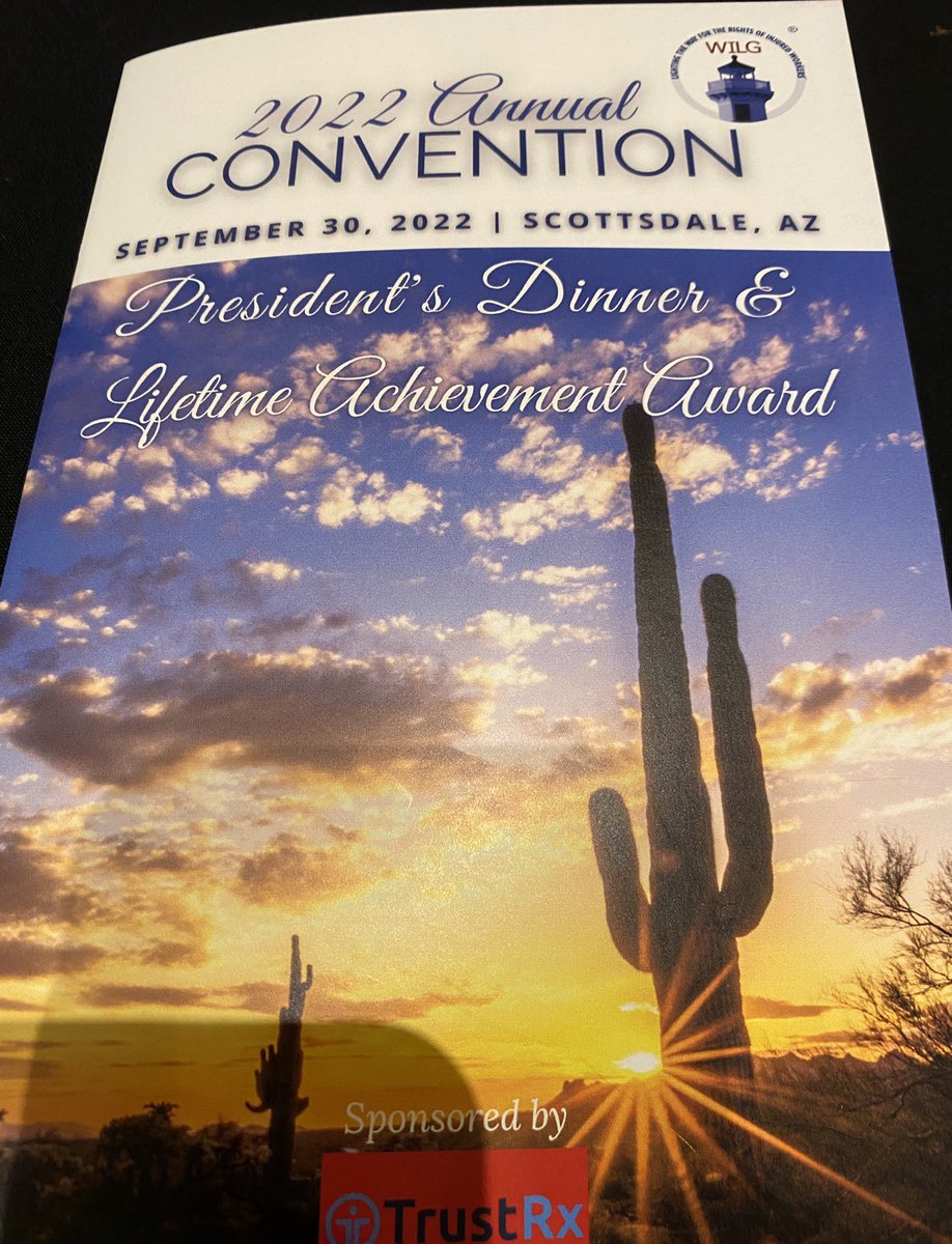 Alabamaworkcomp's tweet image. Tonight at the Workers&apos;​ Injury Law &amp;amp; Advocacy Group’s President’s Dinner, David Nomberg was sworn in as the next officer of WILG. David will serve as the organization’s Secretary for 2022-2023. 

#WILGWarrior #WILG #ALworkcomp