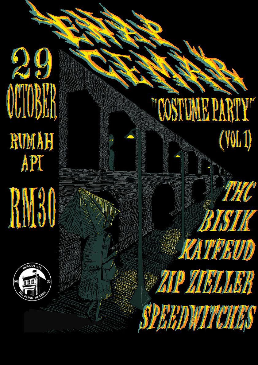 Jenn_Thompson's tweet photo. #ONGROUND LIVE : RUMAH API "Costume Party" Vol.1
ft. #TrippingHazeCeremony #Bisik #Katfeud #ZipZieller #Speedwitches
at Rumah Api, #KL
SATURDAY October29 https://t.co/jWrAsQMt1g