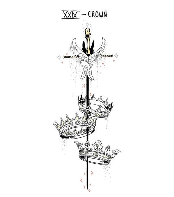 29. Crown - 30. Skull#swordtember #swordtember2022 