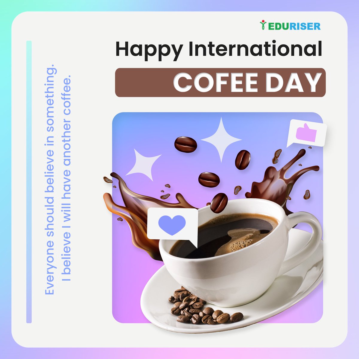 EduRiser's tweet photo. “Science may never come up with a better office communication system than the coffee break.” – Earl Wilson
#learninganddevelopment #learning #elearning #leadership #traininganddevelopment #training #elearningdesign #elearningcompany #coffee #coffeetime #coffeelover https://t.co/iouskxBsNw
