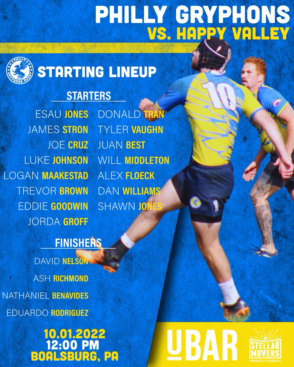 here's our squad for our first away game of the season! The gryphons are heading down to boalsburg PA for a match against @happyvalleybarbarians .  Let's go Gryphons!

#phillygryphons #rugby #inlusive #LGBTQ #EPRU #IGR