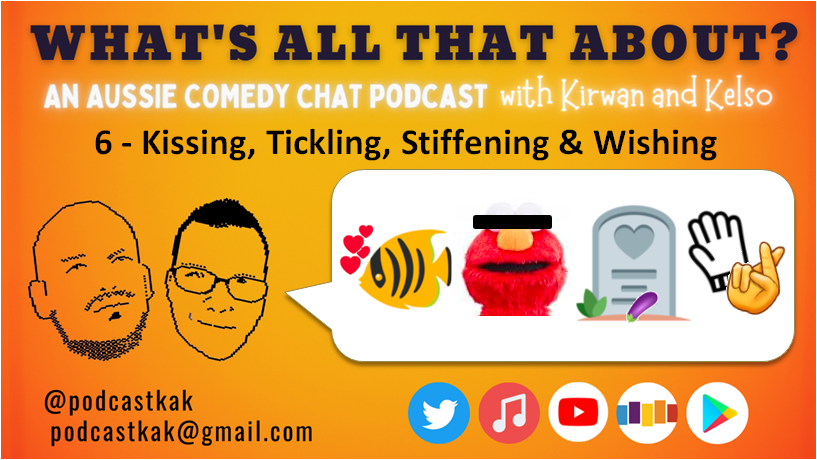 podcastkak's tweet photo. @HorrorWheel Latest ep! 6 - Kissing, Tickling, Stiffening &amp; Wishing

An #Australian "#amateur #comedy #chat" #podcast. 

Become a virtual intern today!

#YouTube:https://t.co/UHoktyoHqf #iTunes:https://t.co/ErzuJwKeQL https://t.co/D77hyNCKov