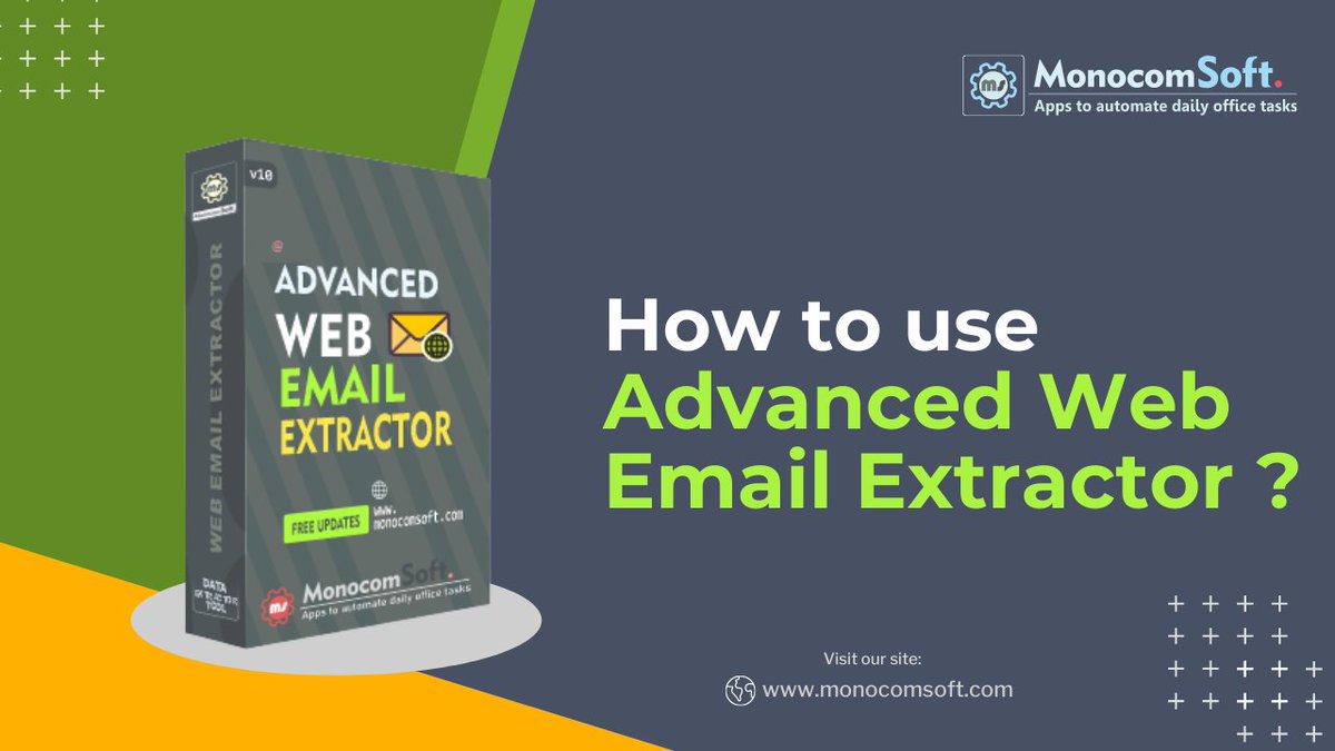monocomsoft's tweet image. Monocomsoft’s Web Email Extractor tends to extract email IDs from several web pages and URLs. You can add multiple URLs from files or just enter the website to load URLs to fetch email addresses.

For more info visit here:-
lnkd.in/eM8Mj5_E

 #emailextractorsoftware