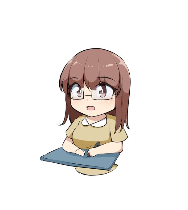 配信用に描いてみた「ふじ子」ちゃん 