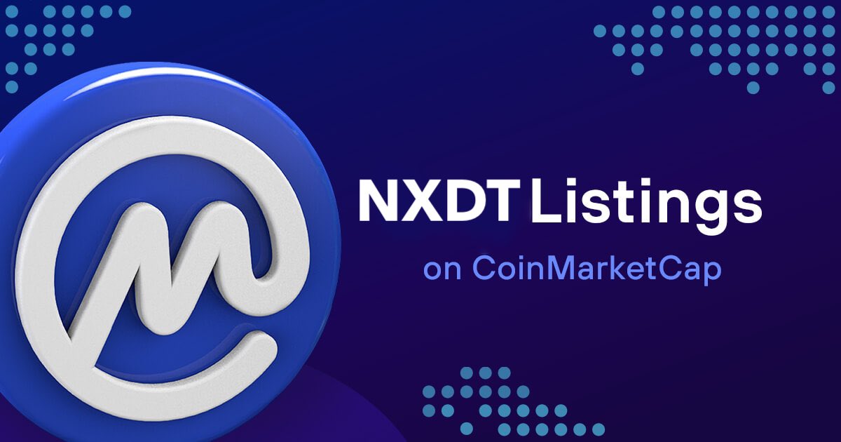 NXDT2022's tweet photo. NXDT listing on CoinMarketCap

https://t.co/mZ1G0ZDY69

#CMC #NXDT $NXDT #LISTING https://t.co/G4pTTvjHmG