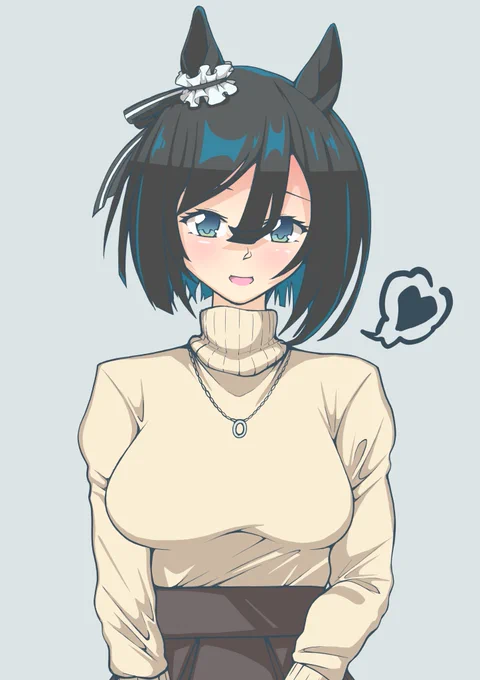 【過去絵】凄く前のエイシンさん!!!なんか可愛くない?(手前味噌)#ウマ娘 #エイシンフラッシュ 