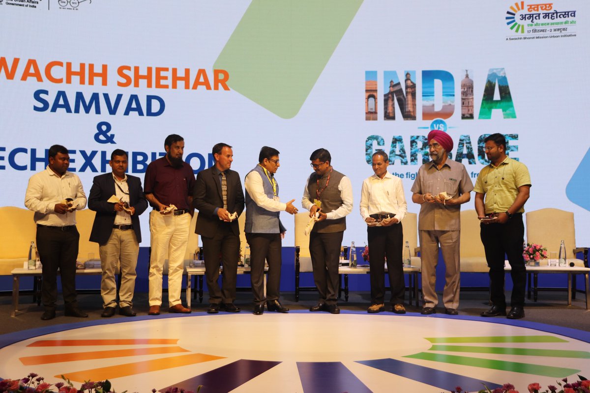 NikunjIAS's tweet photo. It was a pleasure to chair a session on Used Water Management organized by MoHUA. Would like to thank MoHUA for organizing the session, and my co-chair, Mark from USAID, for his support and insightful comments. congratulations to all panelists for sharing inspiring case studies. https://t.co/CcMLI4UcHj