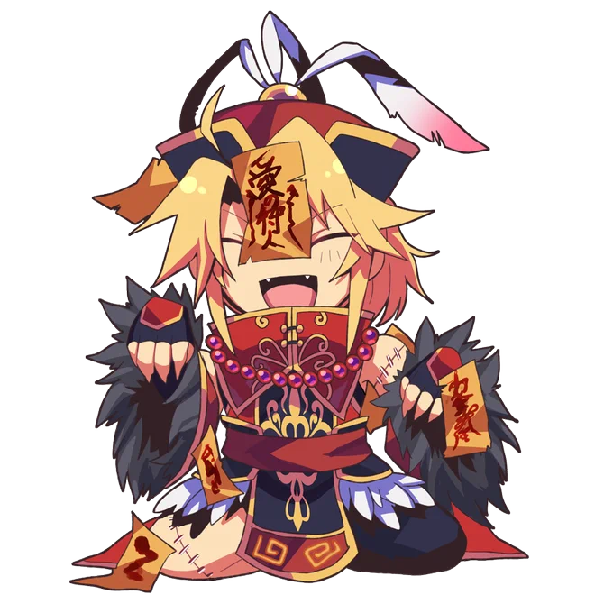キョンシー槍過去絵再掲2019年から描いてるわそういえば 