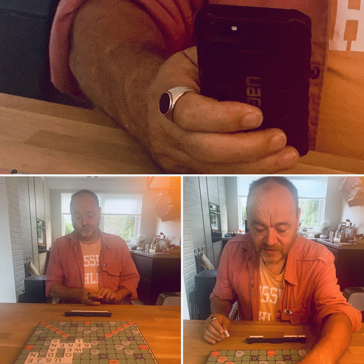 kardonsch's tweet photo. En opnieuw! 
Retteket, hieperpiep.🥳
Hier worden vrienden gemaakt. 
Als je telefoon je 🛟 moet zijn! 
#scrable #weekend https://t.co/7LKaDix8hi