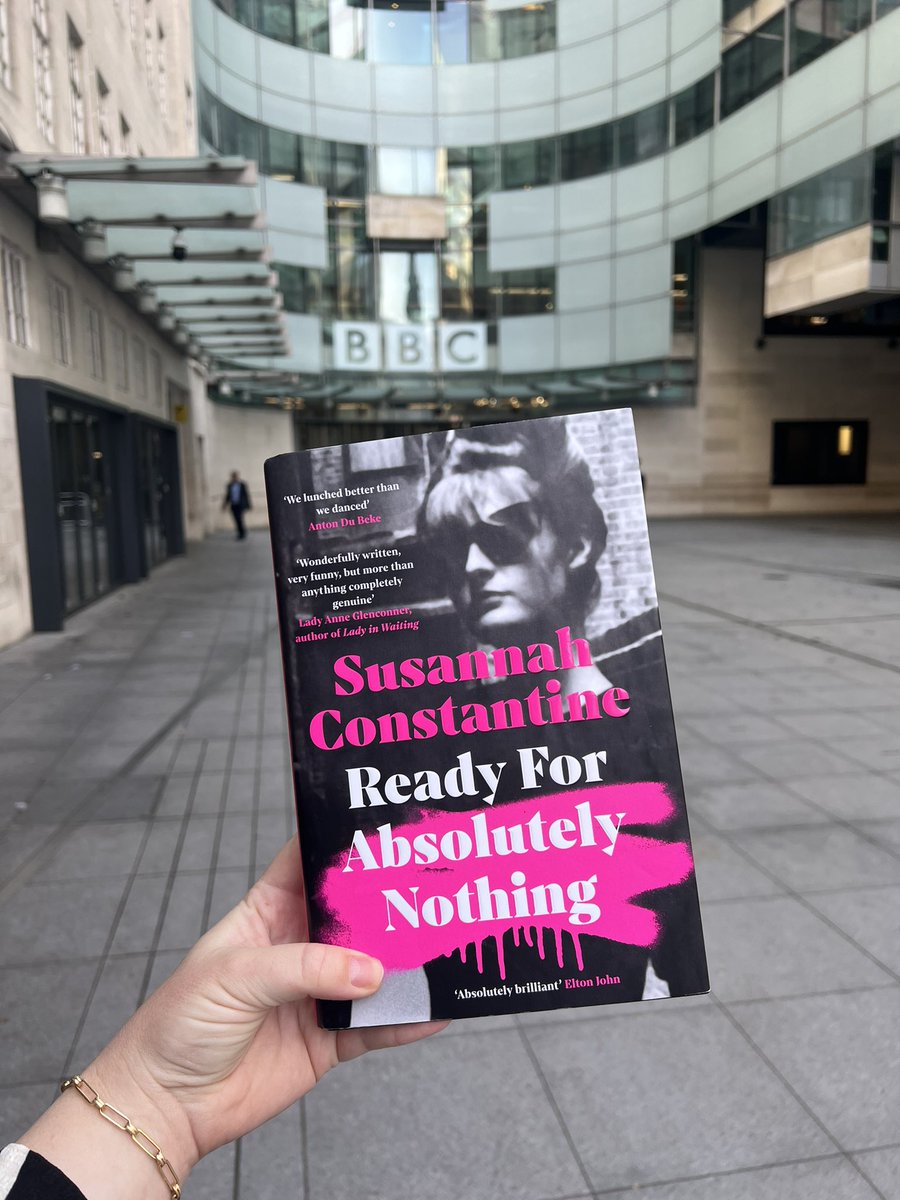 Morning! Bright and early at #BroadcastingHouse - don’t miss @snhconstantine on #SaturdayLive from 9am #ReadyForAbsolutelyNothing