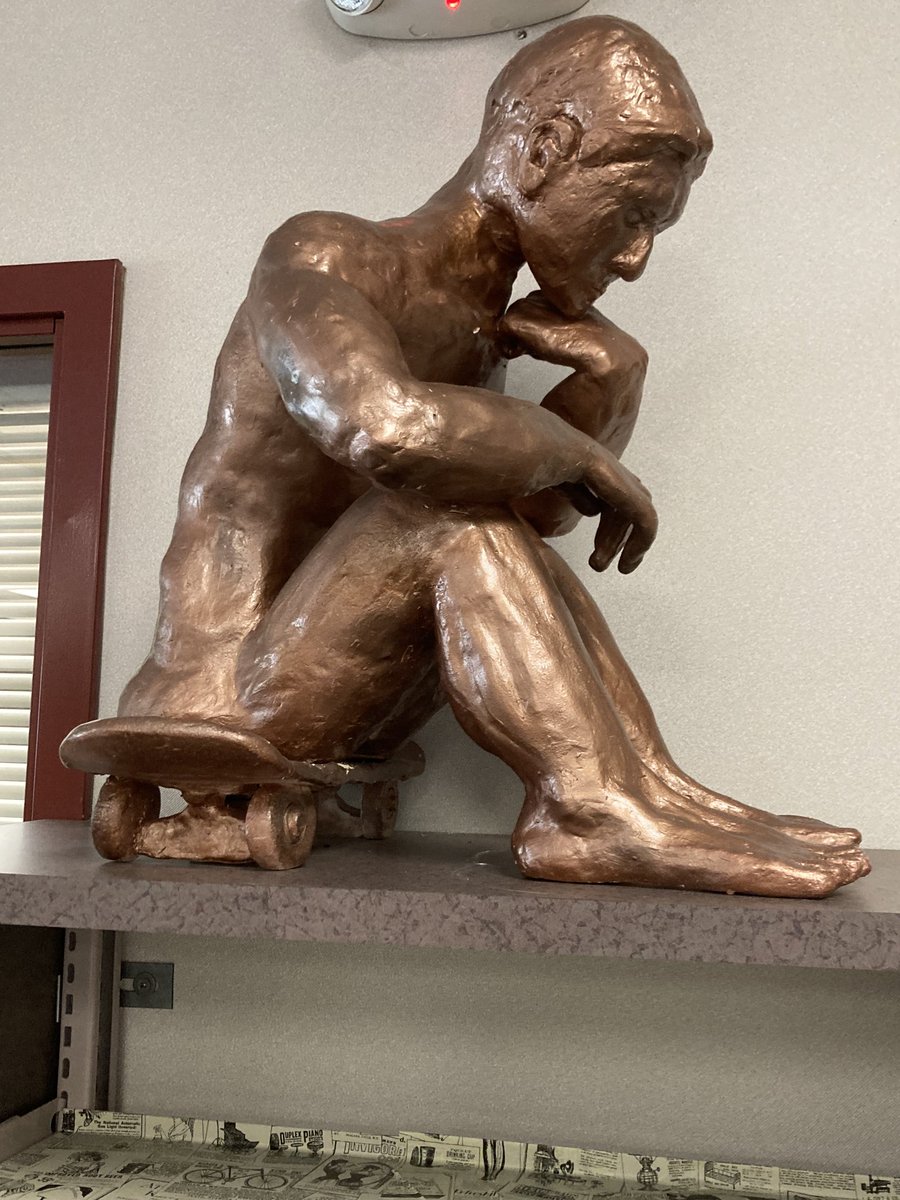 Students at Diablo Vista MS created this piece of art collaboratively.  Each team designed a part and then they needed to work together to put it all together.  Collaboration is an important part of our profile!  And don’t you love the skateboard! Great job! ⁦<a href="/SRVUSD1/">SRVUSD</a>⁩