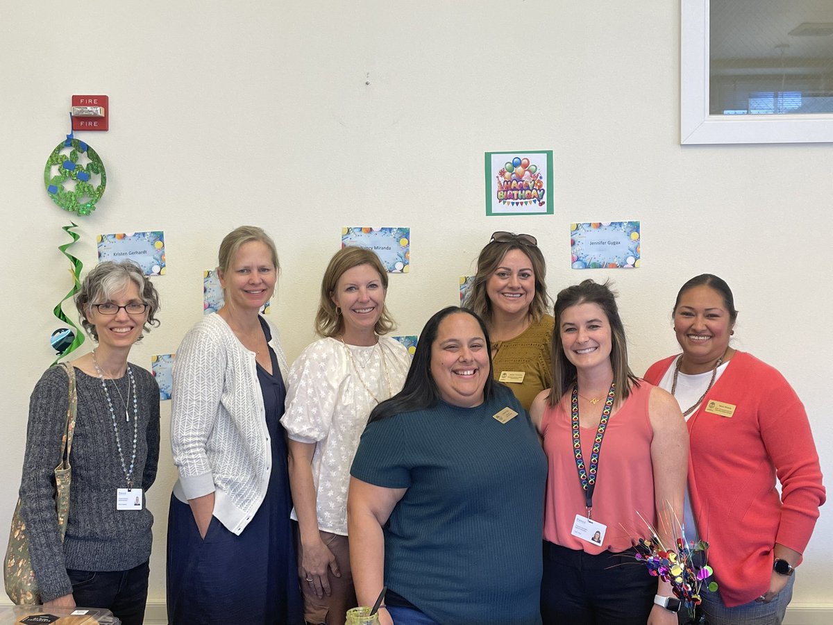 Taking time to celebrate the birthdays of these amazing educators in the @NVUSD instructional division! #ecosystemofcariño