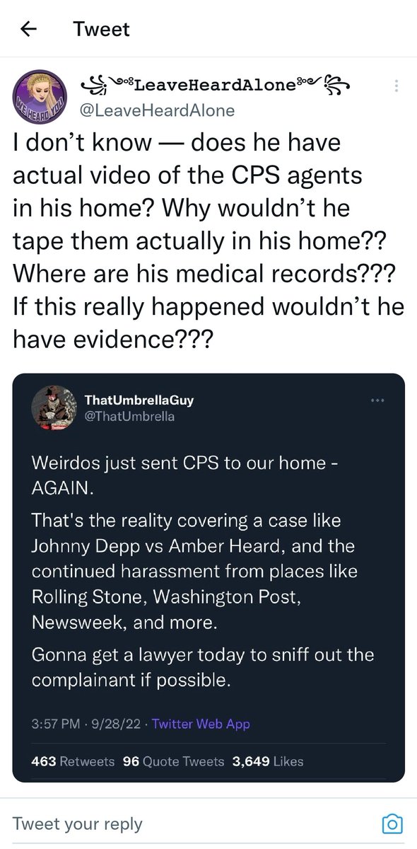 diekittydie1's tweet photo. surprise, surprise @leaveheardalone making these TRAMATIZED CHILDREN all about herself.
being questioned about your dog while begging funds ISN'T THE SAME as evil fuck'n #amberSTANS fucking w/ someone's CHILDREN.
jesus, go offline. you've lost all touch w/ reality.
#amberheard https://t.co/DMbDVNVu4W