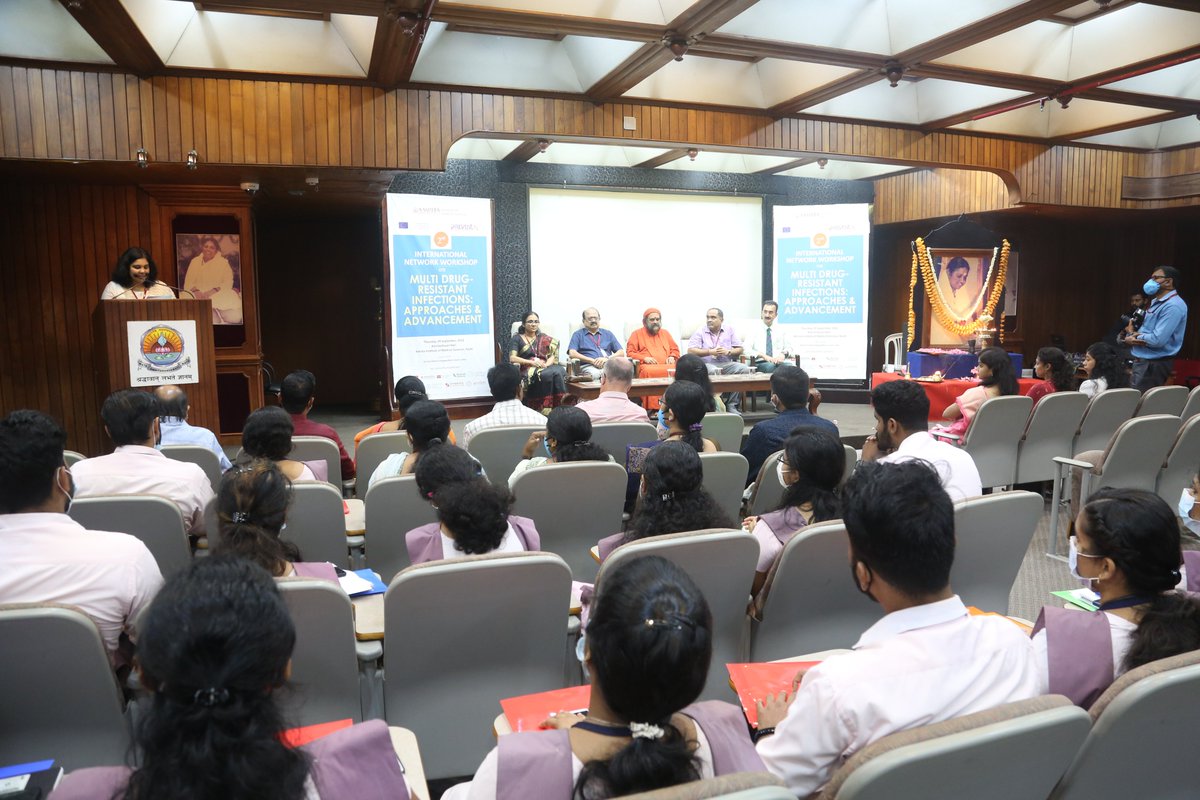 ItPrevent's tweet photo. Amrita Vishwa Vidyapeetham, Kerala conducted the 2nd International Network Workshop on Multi Drug Resistant infections- Approaches and Advancement’ on 29 Sept 2022 as part of 'Preventit' - Risk management and prevention of antibiotics resistance, cofunded by the Erasmus+ program https://t.co/w9yeSjOY4f