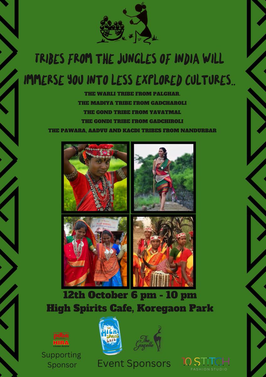 Dance along to their chants and songs, listen to the pain of their colonial past and stories that celebrate life and devotion. Fashion show and live art.  #ngo #ngopune #fashionshow #upcycle #grassroots #puneevents #ngostories #india #tribes  #indiantribes <a href="/nsstvm/">@ RD_NSS TRIVANDRUM</a>