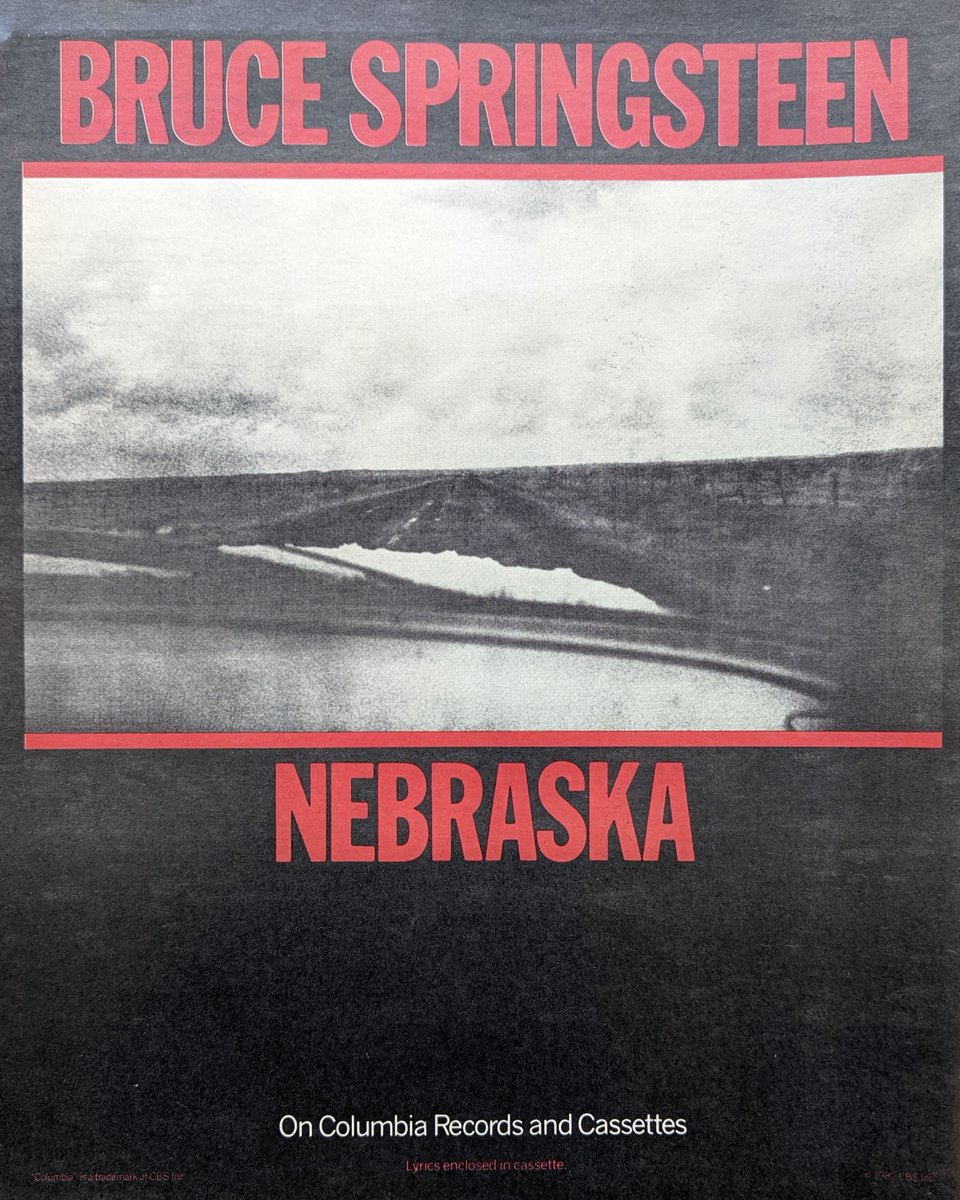 backstreetsmag's tweet photo. Wanting music that felt like "a waking dream" and a record that moved like "poetry," #Springsteen captured both on his 1982 LP. "All popular artists get caught between making records and making music," he once wrote. "If you're lucky, sometimes it's the same thing." #Nebraska40 https://t.co/DnSPb2rEcP