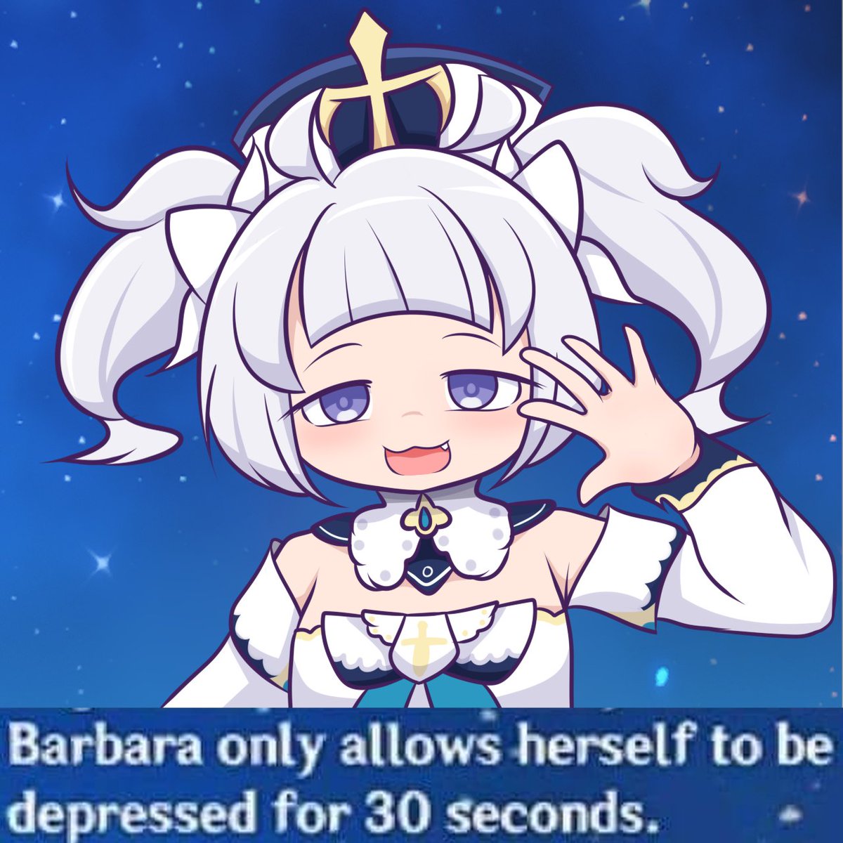 BakaseC's tweet photo. She's so me 🥺

#GenshinImpact #Cosplay #Barbara https://t.co/59Z2WwUjcf