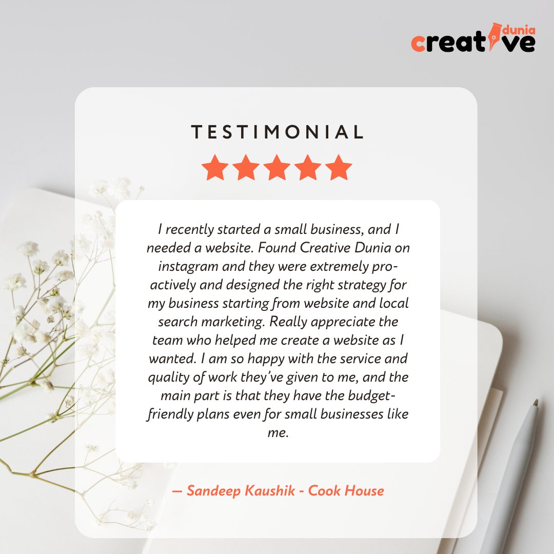 mycreativedunia's tweet photo. Thanks Mr. Sandeep Kaushik Ji for you valuable feedback.
.
.
#happycustomer #creativedunia #feedback https://t.co/wnmb20OLdX