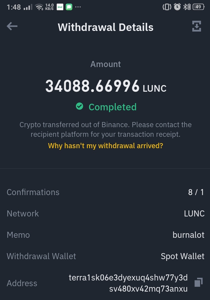 RoelRoyeca's tweet photo. Done! Love this community! 
#burnalot #LUNCBURNING #LUNC https://t.co/uLvepae3N3