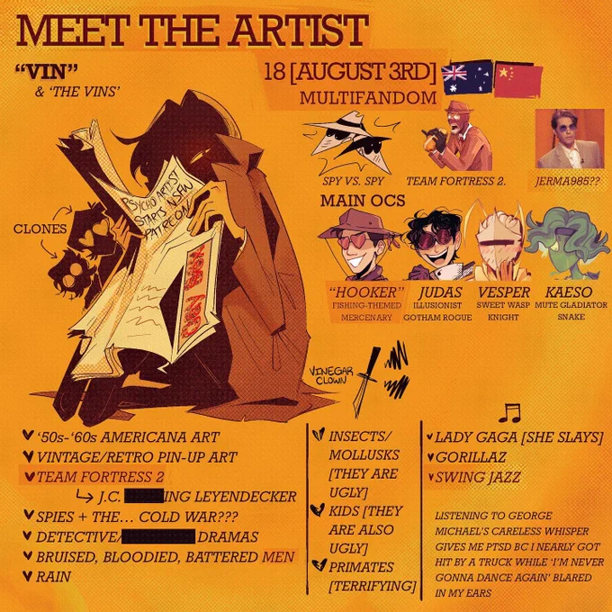 A #MeetTheArtist + the Halloween-specific sona 