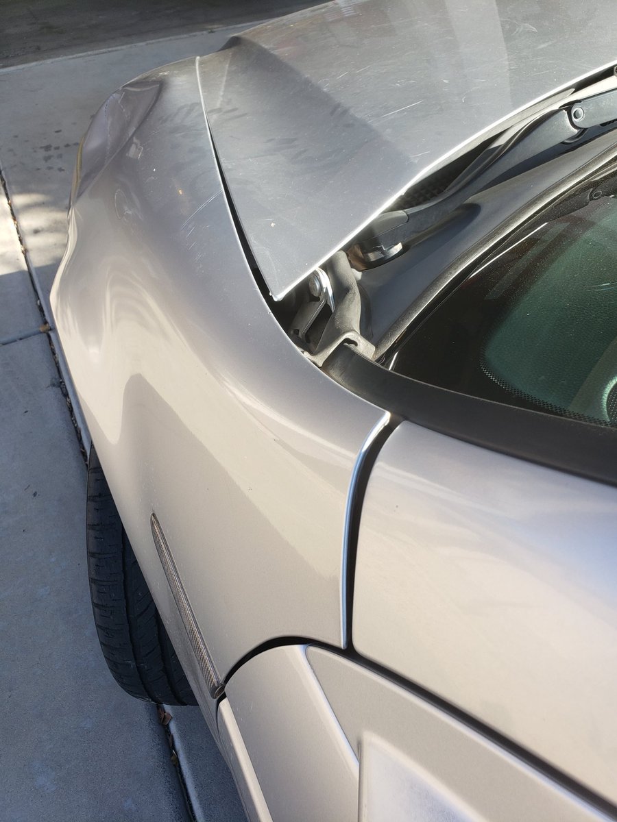 SabrinBowser's tweet photo. Car accident. People back into my car. On private property. People accept fault. As I prayer for speedy recovery RA. Blessings https://t.co/xpm3T7koFZ