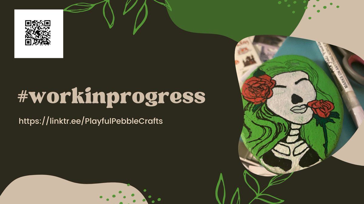 PebblesBC's tweet image. Still have quite a bit to do on her, but here is a start!
.
.
#playfulpebblecrafts #craftfair #spooktacularhalloweenmarket #halloweenmarket #uniquegifts #uniquegiftideas #supportsmallbusiness #rockpainting #rockart #paintedrockscanada #pebbleartist #etsyfinds #followme #morelikes