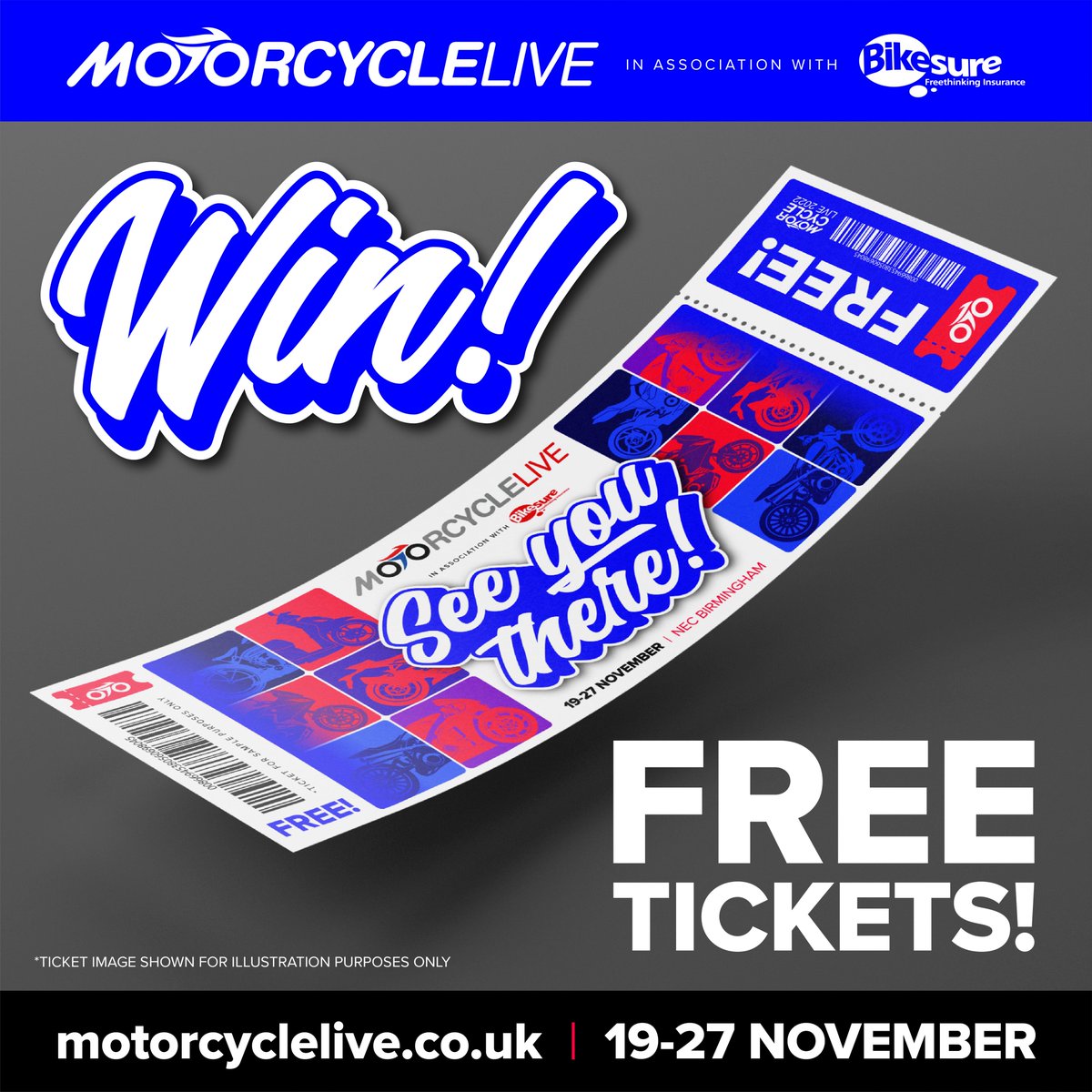 crash_motogp's tweet image. WIN TWO FREE TICKETS to the 2022 Motorcycle Live in association with Bikesure Insurance at the NEC Birmingham.

TO WIN:
- Retweet this post
- Follow us &amp;amp; @MotorcycleLive

Competition ends on 24th October and winners will be contacted by 26th October.

#MotorcycleLive #SeeYouThere