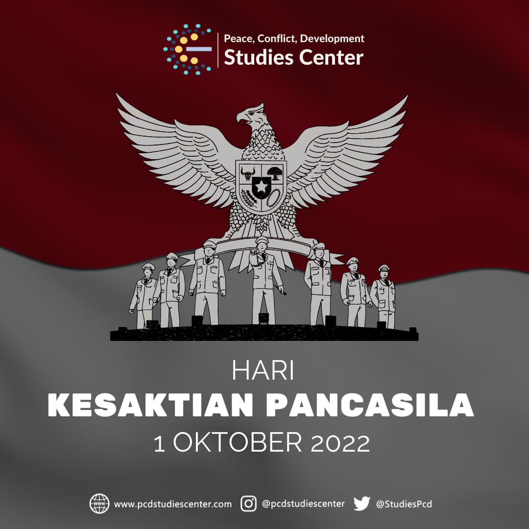 studiesPCD's tweet photo. HARI KESAKTIAN PANCASILA

Selamat memperingati hari kesaktian pancasila. Sebuah proses perjalanan panjang sejarah bangsa Indonesia dalam mempertahankan ideologi negara yang harus terus diingat oleh setiap generasi.

#harikesaktianpancasila #pancasila https://t.co/lf5W5Lfy5L
