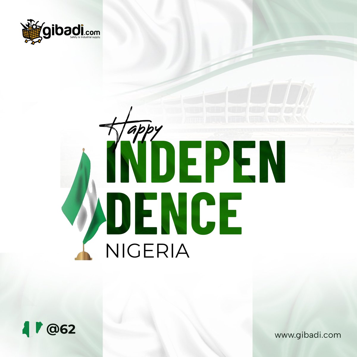 GibadiStore's tweet photo. Happy #Independence Day to Nigeria 

#lagsrally #Happynewmonth #safetyfirst https://t.co/Do98M6buie