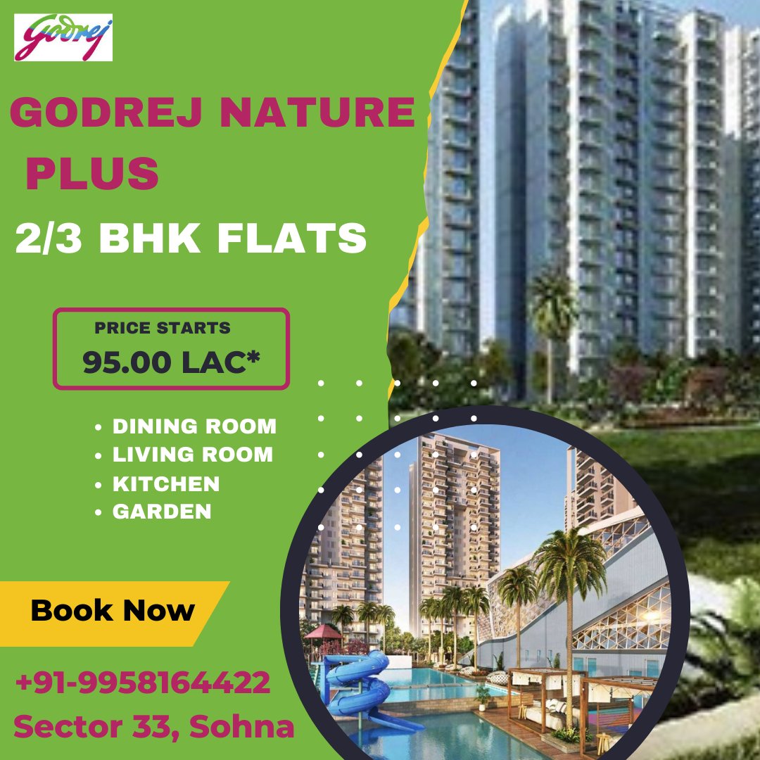 UniFit_Realty's tweet photo. #Godrej Nature Plus Sector 33 #Sohna, Gurgaon

👉 Secured Gated Community with 3-Tier Security
❇️ Visit On Website: https://t.co/ddBUGNGPDc

#Godrej #GodrejProperties #GodrejNaturePlus #GodrejSohna #GodrejSerenity #GodrejExpanse #NaturePlus #Serenity #SohnaRoad #Gurgaon https://t.co/DtDDbXTjpA