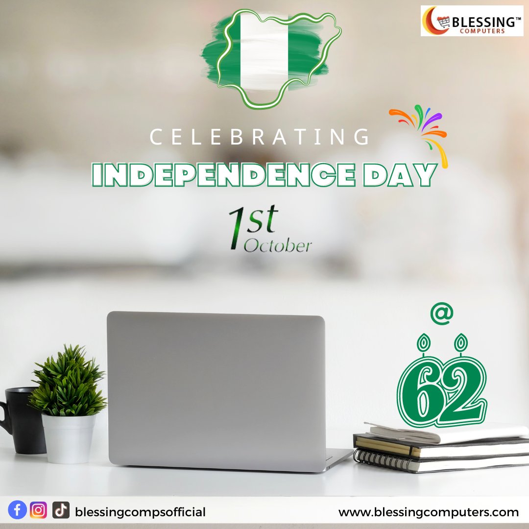 BlessingComput1's tweet image. Sending you warm wishes on this Independence Day. 

Let us salute those great lives who made Nigeria proud. 

Happy Independence Day!

#blessingcomputers #happyindependenceday #democracyday #explore #lagosbusinesses