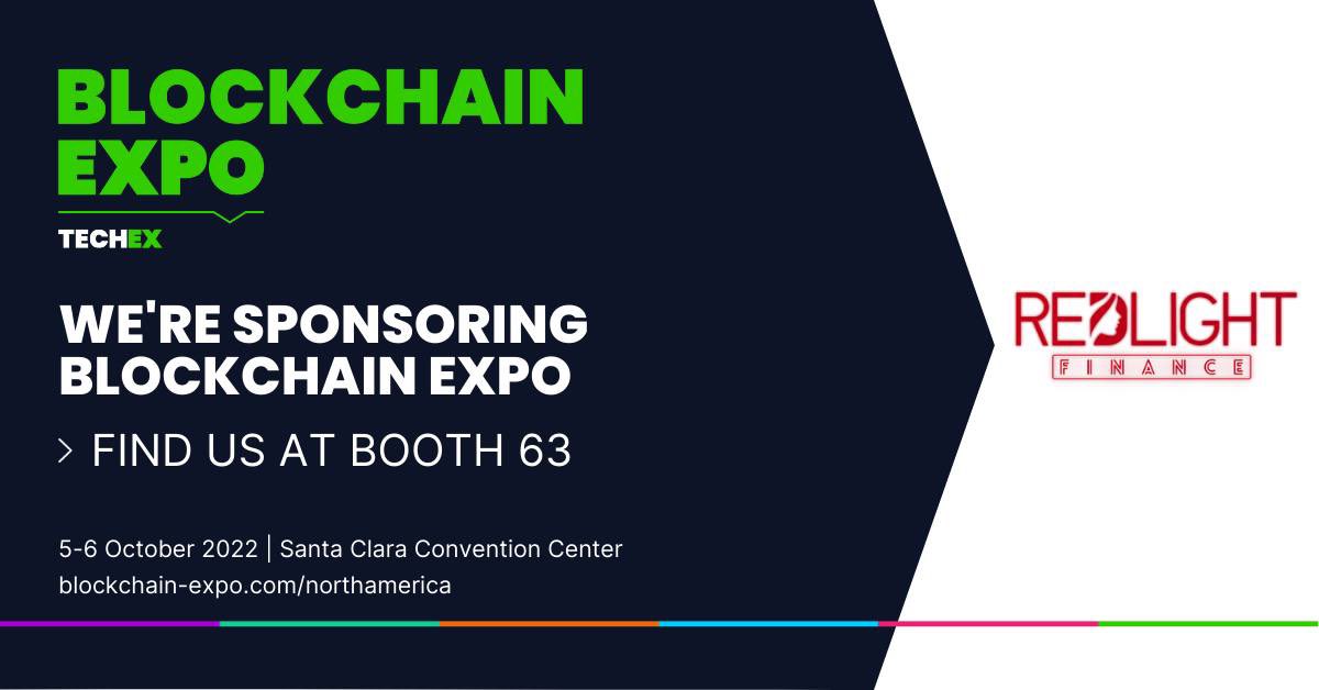 redlight's tweet photo. Come visit us at Booth 63 for the @TechEx_Event Blockchain Expo on October 5th &amp; 6th at the Santa Clara Convention center. Tickets are free!

https://t.co/b9XZwxpkzq https://t.co/09Gdho931Z