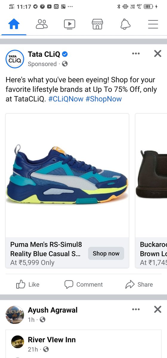 0meRavi's tweet photo. @TataCLiQ First you click on the lower price and than boom...price hiked on app !

Mast scheme hai @TataCLiQ 
#onlinescam #onlineshopping #clickbait https://t.co/SL2voPfJvo